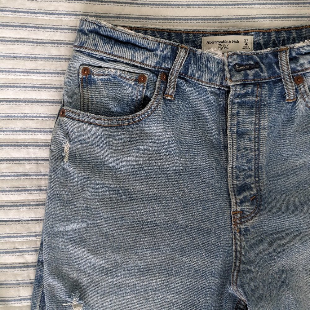 Abercrombie The Dad High Rise Curve Love Jeans